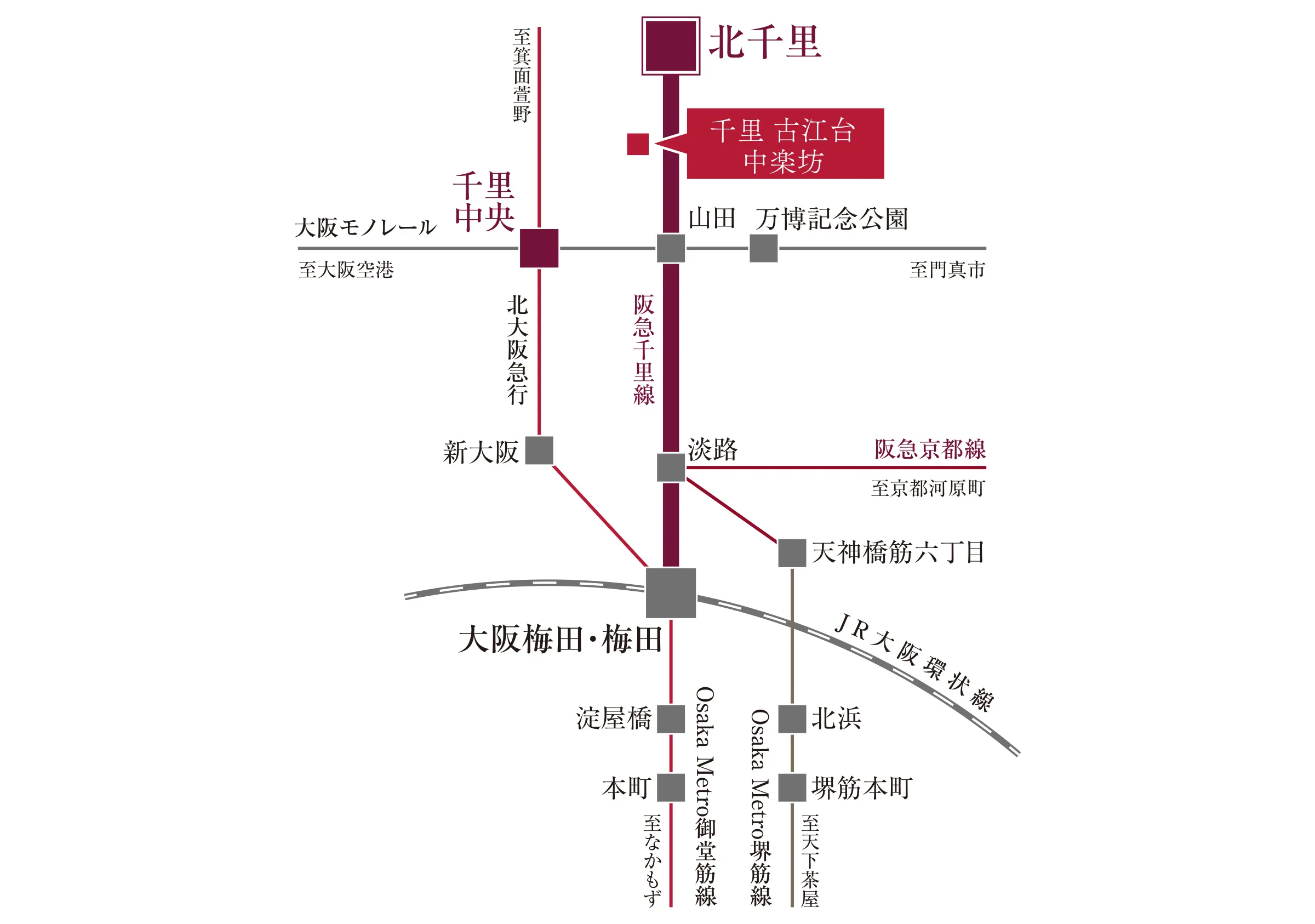 交通アクセス図