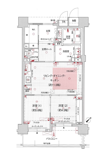 Gタイプ間取り図