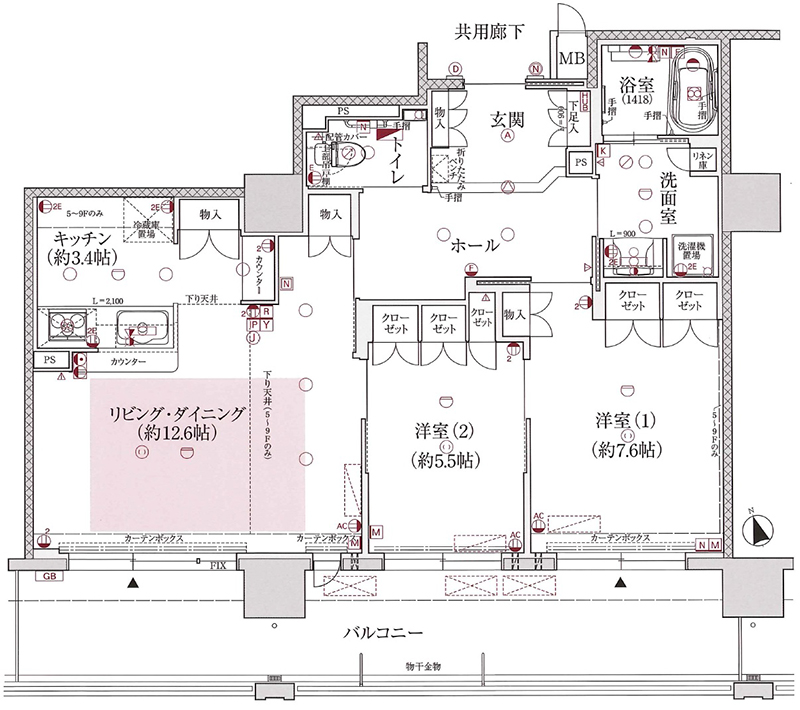 Gタイプ間取り