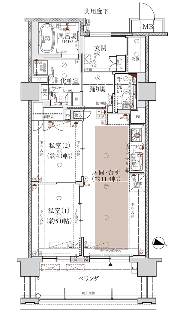 Eタイプ間取り図